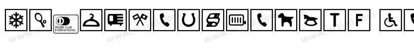 PIXymbolsCourex Bold字体转换